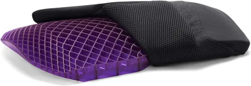 Vista 9 de Almohadón de asiento sin presión The Royal Purple Handles for Car, Office Chair, Stadium - Pressure-Reducing for Hard Seats, Temperature-Neutral