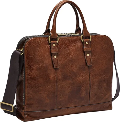 Vista 3 de Fossil Maletín de cuero para hombre