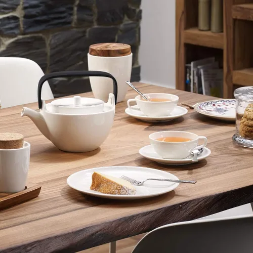 Vista 6 de Villeroy & Boch Artesano Original - Plato de ensalada, 8.5 pulgadas, porcelana premium, color blanco