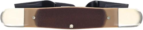 Vista 3 de Old Timer 24OT Splinter Carvin' - Cuchillo tradicional plegable para tallar de 6 pulgadas con hoja de detalle de 1.5 pulgadas, mango aserrado