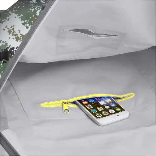 Vista 3 de Skog Å Kust DuffelSåk Bolsas de lona impermeables 90L DigiCamo