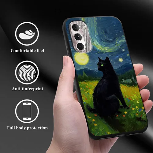 Vista 2 de Funda para Moto G Stylus 2022 4G para mujeres, hombres y niñas, suave, delgada, de poliuretano termoplástico, a prueba de golpes, para Motorola Moto
