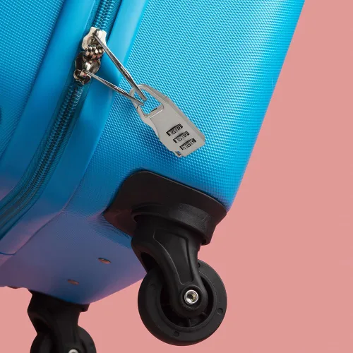 Vista 3 de Mini Combination Lock for Luggage Suitcase Backpack Suitcase 3 Digit Combination Security Security Padlock Zinc Alloy Silver