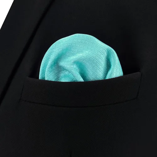 Vista 35 de S&W SHLAX&WING Conjunto de corbata de color sólido y pañuelo de bolsillo para hombre