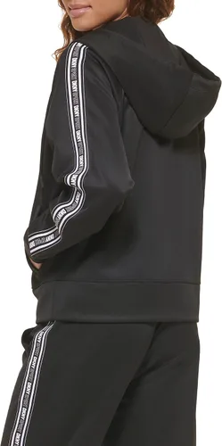 Vista 3 de DKNY Sudadera con capucha y logotipo para mujer