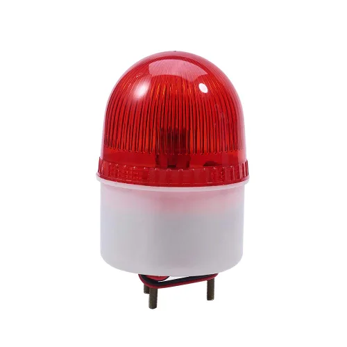 Vista 12 de Bettomshin Bombilla de advertencia estroboscópica, 12 V CC 10 W, torre de señal industrial, sin zumbador, lámpara indicadora de alarma para obras