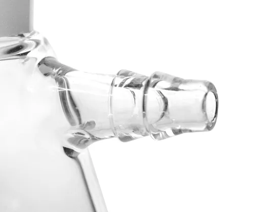 Vista 2 de EISCO Buchner - Frasco de filtrado, 16.9 fl oz, tamaño de enchufe 24/29, junta intercambiable, brazo lateral, vidrio de borosilicato
