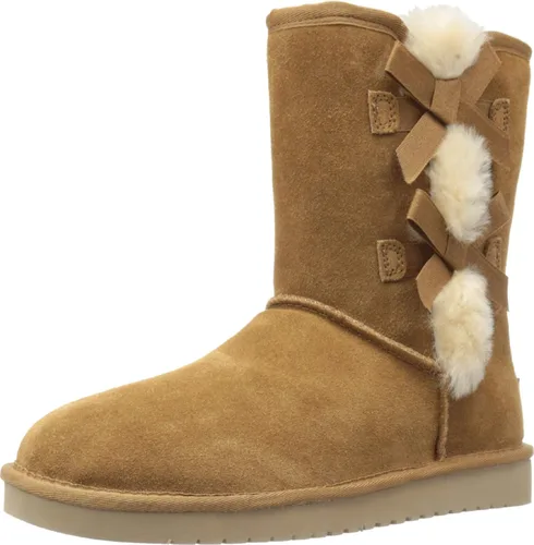 Vista 5 de Koolaburra by UGG Botas cortas Victoria para mujer Negro/Negro/Negro