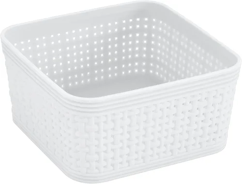 Vista 10 de Simplify Juego organizador de 6 piezas Contenedores de varios tamaños Multiuso Oficina Escritorio Dormitorio Baño Cesta