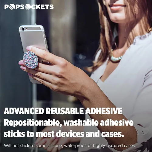 Vista 4 de Soporte y agarre extensible de PopSockets. Tiffany Nieve