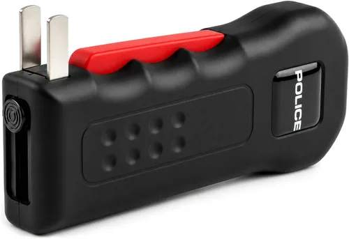 Vista 4 de Police Stun Gun Burn Pepper Spray Combo Mujeres Hombres Autodefensa - 512 Negro