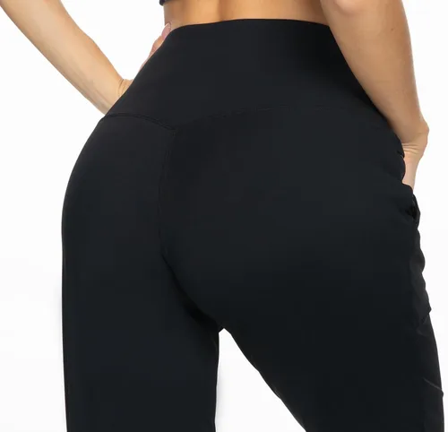 Vista 4 de Kcutteyg Pantalones deportivos para mujer con bolsillos, ligeros, de secado rápido, pantalones deportivos suaves para gimnasio, yoga, correr