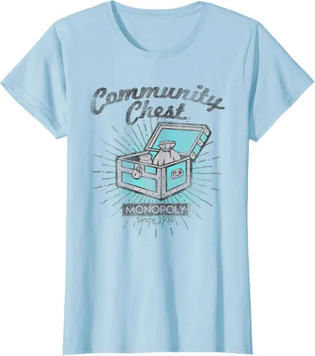 Vista 14 de Monopoly Camiseta Community Chest, gris, S Gris Oscuro