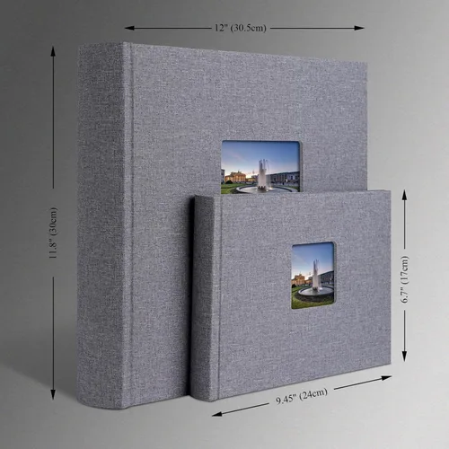 Vista 6 de Álbum de fotos con espacio de escritura, álbum de fotos de alta calidad, 120 páginas para 3 x 5, 4 x 6, 5 x 7, 6 x 8, 8 x 10, cubierta de lino