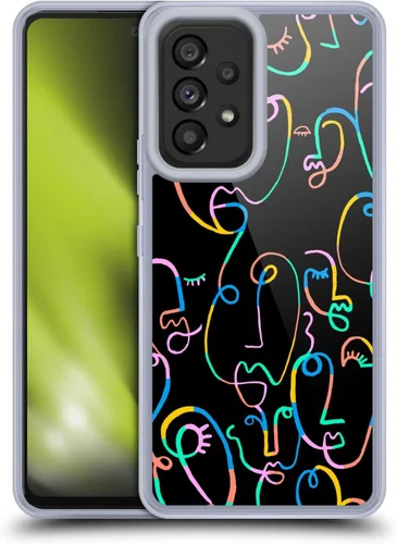 Vista 10 de Head Case Designs Officially Licensed Ninola Brushstrokes Multi Colorful Gel Case [Military Grade Protection] Compatible with Samsung Galaxy A53 5G