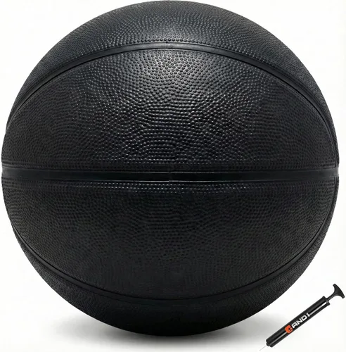 Vista 2 de AND1 Xcelerate - Balón de baloncesto de goma, tamaño reglamentario oficial Negro
