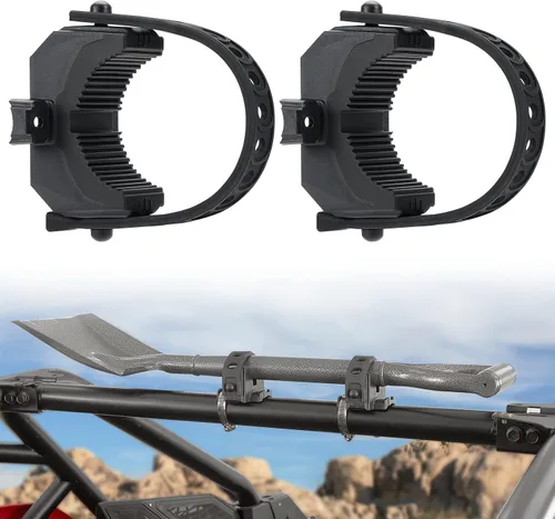 Vista 12 de KEMIMOTO Soporte de Pala Tipo B Kit de Montaje de Abrazadera de Agarre de Goma Se Adapta a Herramientas de 1"-1.5" de Diámetro, Abrazaderas