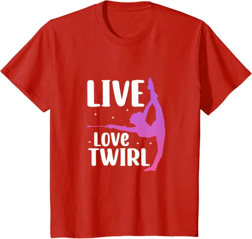 Vista 3 de Camiseta Twirl Baton Twirling Twirler Majorettes, Negro