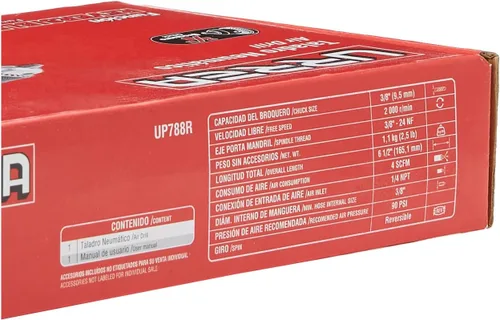 Vista 3 de URREA UP788R 3/8 PULGADAS DE ACCIONAMIENTO REVERSIBLE DE PISTOLA GRIP