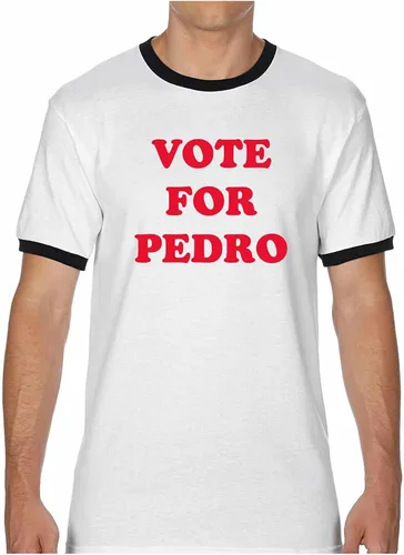 Vista 5 de South Horizon Vote for Pedro - Ringer T-Shirt