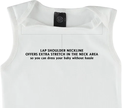 Vista 3 de Camiseta Little Pipers de algodón, color blanco, paquete de 3