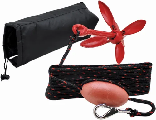Vista 3 de Extreme Max 3006.6548 BoatTector Kit completo de anclaje de garra para barcos pequeños, kayaks, PWC, moto acuática, tablas de remo, etc. - 3.5