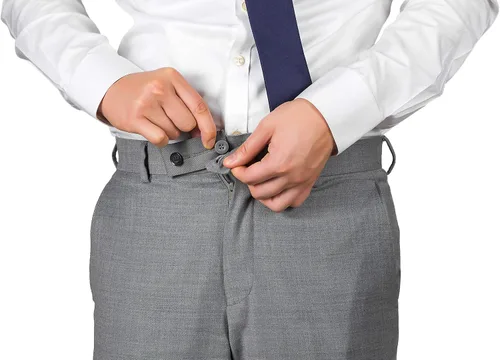 Vista 7 de Johnson & Smith Extensores de pantalones Material de algodón Extensor de cintura ajustable para pantalones
