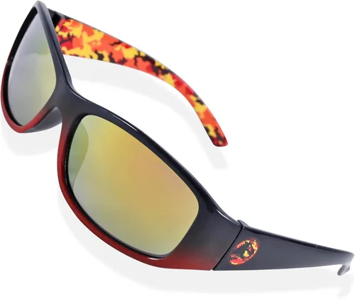 Vista 2 de Jurassic World Gafas de sol para niños con estuche para gafas para niños, gafas protectoras para niños Rojo