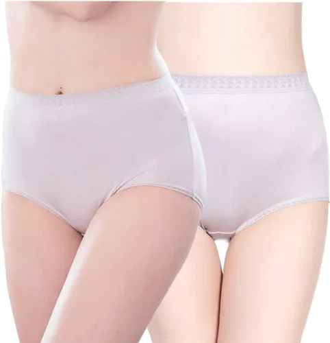 Vista 9 de Forever Angel - Calzones de tiro alto para mujer, 100% seda