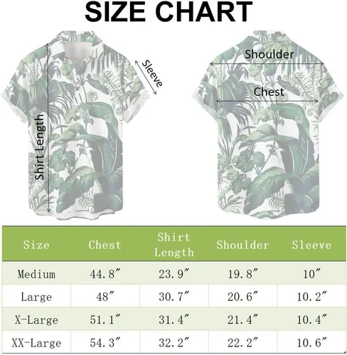 Vista 4 de HAPNBCELE Camisa hawaiana para hombre, diseño de bandera tropical americana, estampado navideño, casual, manga corta, hawaiana con botones