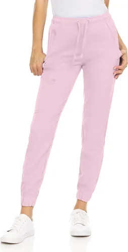 Vista 32 de MediChic Mini Marilyn - Pantalones médicos tipo deportivo, con cintura elástica en 4 direcciones y cuatro bolsillos Negro