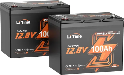 Vista 28 de Litime Batería de litio Xtra-Mini LiFePO4 de 12 V 100 Ah con Bluetooth y BMS de 100 A, mini batería de litio de 12 voltios, máximo 15000 ciclos
