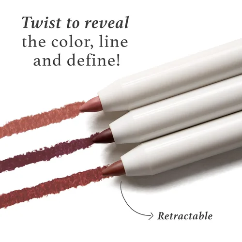 Vista 7 de Julep With a Trace Delineador de Labios Retráctil Cremoso de Larga Duración, Rosa Antigua