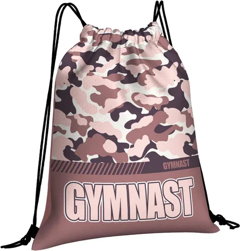 Vista 66 de Mochila con cordón impermeable para gimnasio, bolsas con cordón, bolsa de cuerda deportiva, mochila de camuflaje, Bolsas con cordón Cheer - Bolsas