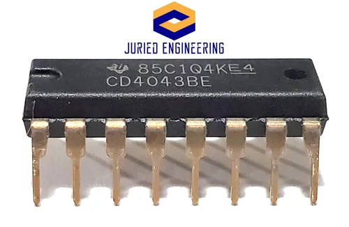 Vista 5 de CD4043BE CD4043 CD4043 CD4043 CMOS Quad NOR R/S Pestillo con 3 salidas de estado Breadboard IC DIP-16 (paquete de 5)
