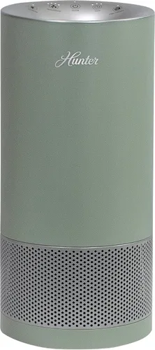 Vista 16 de Hunter Fan Company HP400 - Purificador de aire de torre redonda para habitaciones pequeñas, con filtración HEPA verdadera y prefiltro EcoSilver®