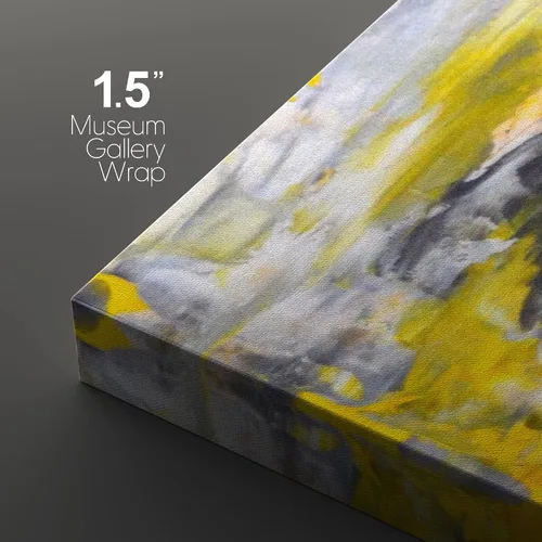 Vista 363 de wall26 Lienzo enmarcado para pared, juego de arte de acuarela pastel, paisaje rural, ilustraciones con formas abstractas, arte moderno, decorativo