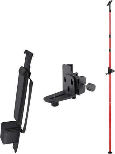 Vista 8 de Soporte de nivel láser Firecore ajustable de 1/4" y 5/8" adaptador de montaje base de posicionamiento láser de línea - FLM30A