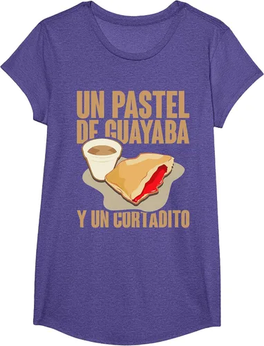 Vista 34 de Funny Cuban Coffee Guayaba Guava Breakfast T Shirt T-Shirt Asphalt Grey