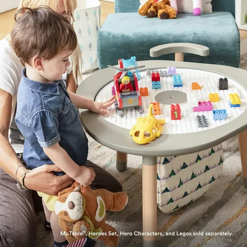 Vista 5 de Stokke MuTable Bolsa de algodón Bolsa de almacenamiento de juguetes para juguetes de tamaño pequeño a mediano Hecha de algodón suave, ligera