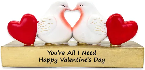 Vista 10 de Estatua de mano con forma de corazón dorada personalizada para novia, esposa, regalos del día de San Valentín para mujeres, parejas, decoraciones