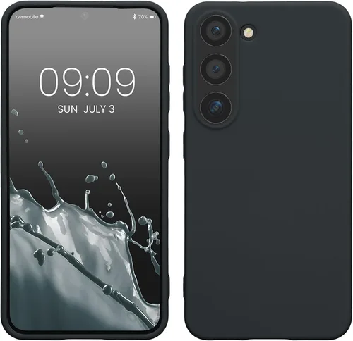 Vista 146 de kwmobile Funda compatible con Samsung Galaxy S23 - Funda protectora de silicona TPU suave y delgada - Piedra antigua