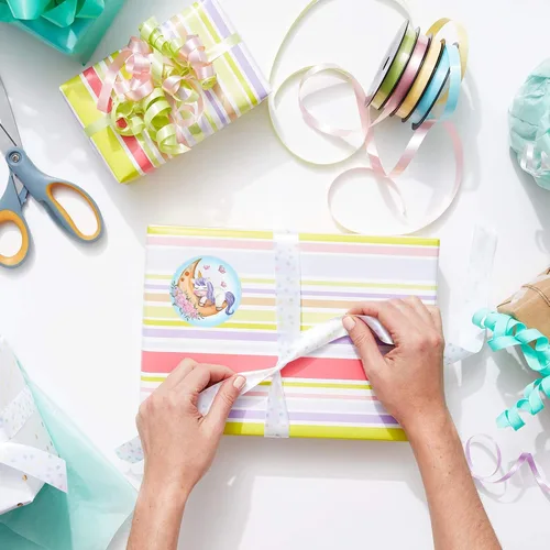 Vista 3 de 1000 calcomanías de unicornio, calcomanías de decoración de bricolaje, autoadhesivas de 1 pulgada para bolsas de regalo de fiesta (10 estilos)