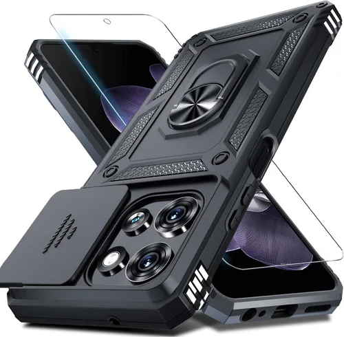 Vista 28 de Funda para Moto G Power 5G 2026/2025 Funda integrada para cámara deslizante negra