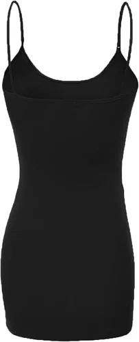 Vista 3 de Emmalise Camisola larga casual básica para mujer con correa ajustable