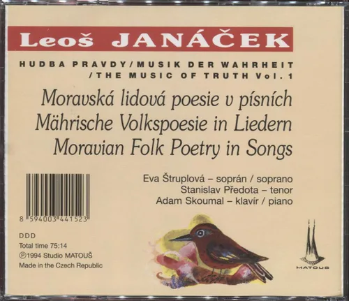 Vista 2 de Leos Janácek Moravian Folk Poetry In Songs