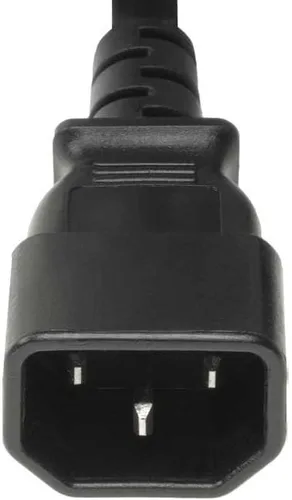 Vista 6 de SF Cable Cable adaptador de corriente para monitor NEMA 5-15R a IEC320 C14, 3 pies - 14 AWG