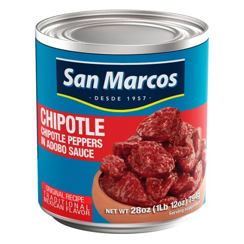 Vista 7 de San Marcos Chipotle Peppers en salsa Adobo, 11 onzas (paquete de 12)