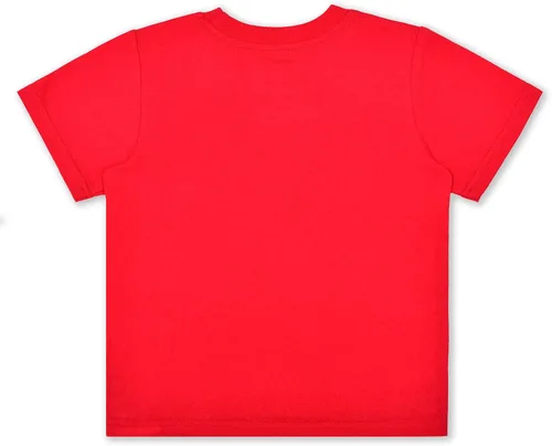 Vista 3 de Disney The Incredibles - Conjunto de camiseta de manga corta y pantalones deportivos para niños pequeños, pequeños y grandes, rojonegro