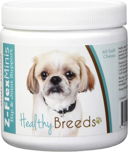 Vista 76 de Healthy Breeds Affenpinscher Z-Flex Minis - Masticables suaves para cadera y articulaciones, 60